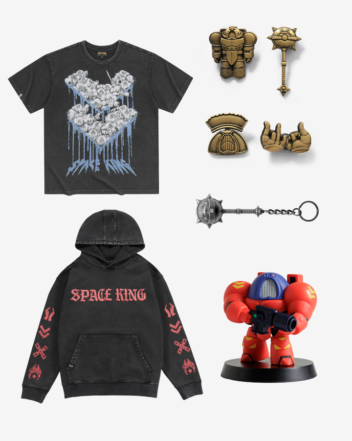 Space King Hero Bundle w/ Black Oversized Tee