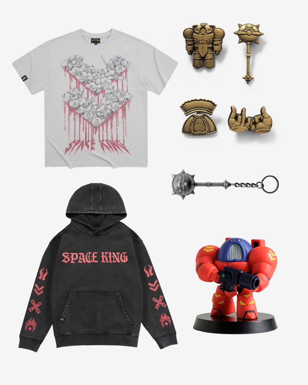 Space King Hero Bundle w/ Off White Oversized Tee