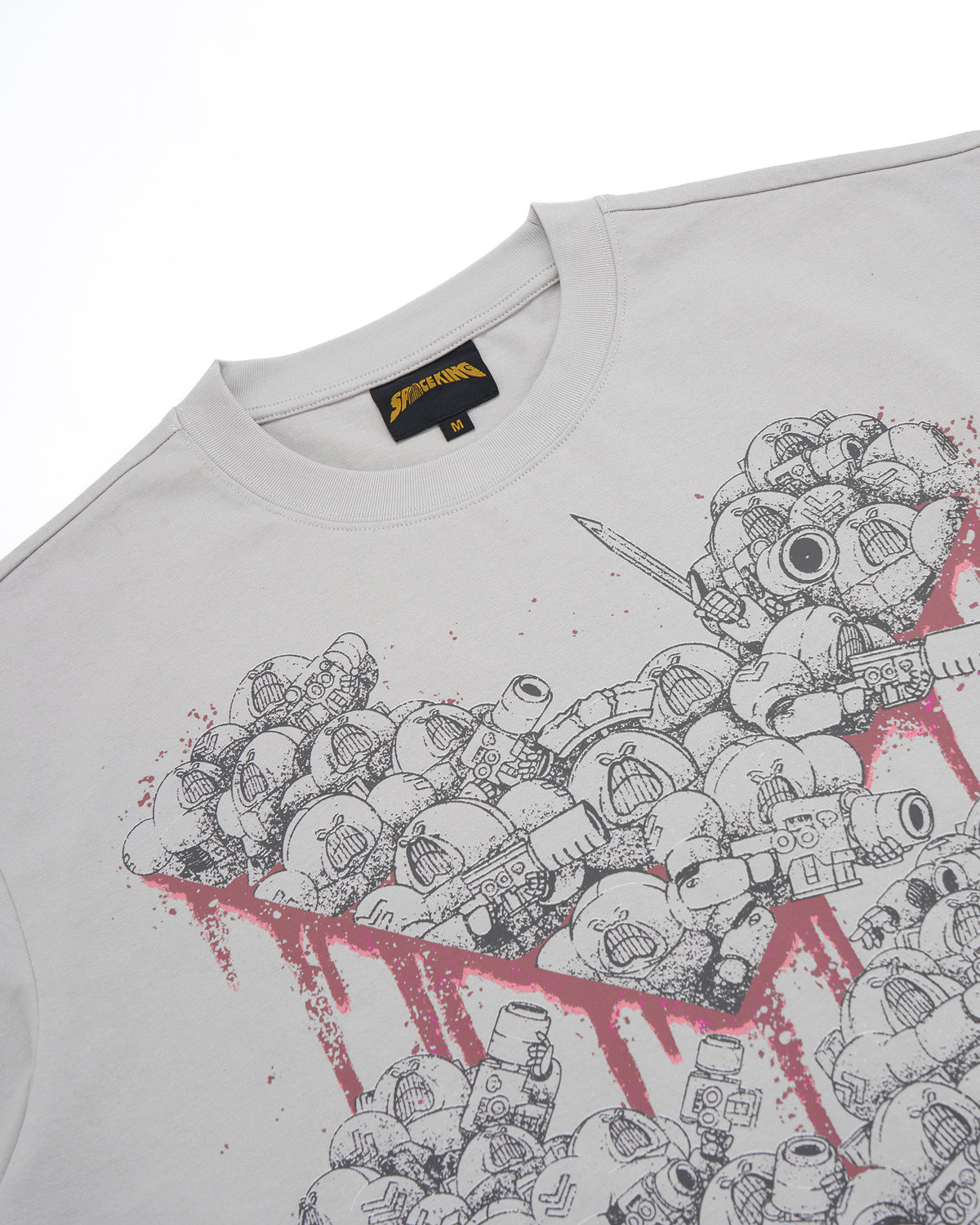 Space King Oversized Off-White Tee