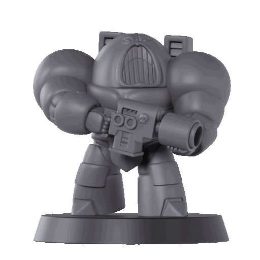 Psycho Warrior Vinyl Figure - Unpainted