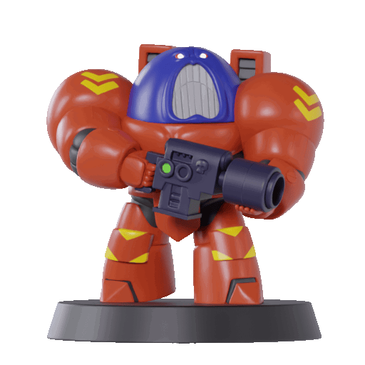 Psycho Warrior 'Star Defender' Vinyl Figure