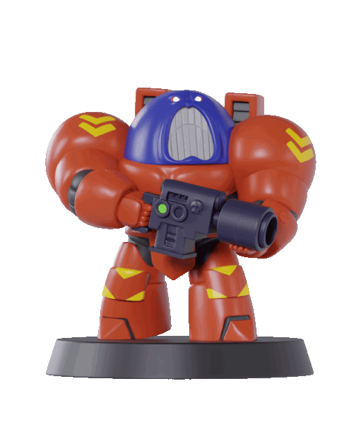 Psycho Warrior 'Star Defender' Vinyl Figure