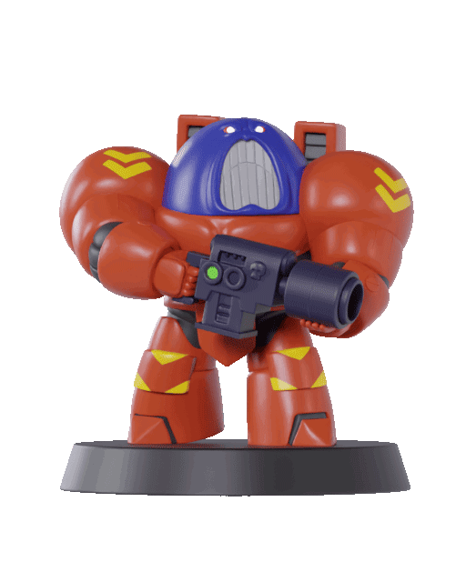 Psycho Warrior 'Star Defender' Vinyl Figure